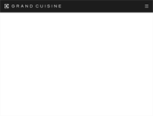 Tablet Screenshot of grandcuisine.com